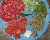 Tangy carrot and green gram salad recipe step 1 photo