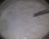 A picture of step 1 of Badami kheer.