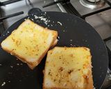 A picture of step 5 of 10 min garlic bread.