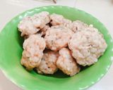 Hình bước làm 2 của món Chả cốm trắng