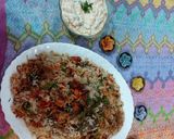 A picture of step 2 of Zafrani sufyani Mutton pulao.