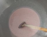 Une image de l'étape 1 de Panna Cotta à la fraise et basilic.