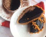A picture of step 5 of No Bake Chocolate Tarts.