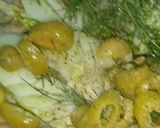 Une image de l'étape 3 de Boudin blanc / fenouil et olives vertes dénoyautées au four.