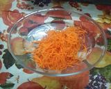 A picture of step 1 of Carrot Pakoda Manchurian.