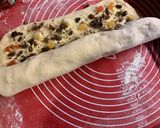 Karácsonyi gyümölcsös kenyér recept fázis 2 fotója