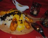 A picture of step 30 of Persian Barberries rice with saffron chicken (Zereshk polow BA morgh).