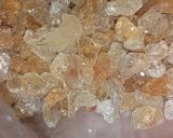 A picture of step 3 of Besan with dry fruits.