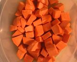 Édesburgonyás brownie (vegán) recept fázis 1 fotója
