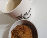 A picture of step 3 of Peanut butter mug cake in 2 mins.