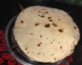 A picture of step 4 of Jawar ki Roti.