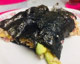 Foto del paso 3 de la receta: Rollos con algas nori, vegetales y paté de berenjena 🍆