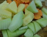 Hình bước làm 2 của món Canh xương hầm củ