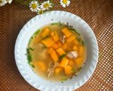Hình bước làm 3 của món Canh Sườn Bí Đỏ