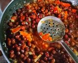 A picture of step 12 of Black chick peas chaat.