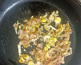 A picture of step 2 of Quinoa Farofa.