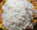 A picture of step 4 of Sweet Corn pulao.