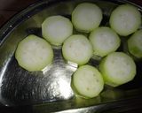 A picture of step 1 of Lauki ki roll.