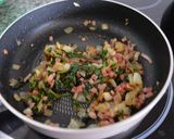 Foto del paso 3 de la receta Dip o untable de queso, espinacas y jamón