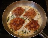 A picture of step 6 of Lemon Butter Chicken.