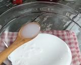 Gambar langkah 4 resipi Rose laici mille crepe cake.