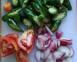 Foto langkah ke 1 dari resep Tumis cumi asin cabe ijo.