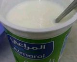 A picture of step 1 of Buttermilk Panna Cotta with Citrus Sauce.