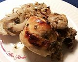 Foto del paso 25 de la receta: Cazuela de pollo encebollado al horno, con patatas y majado de higadillos