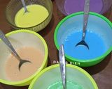Foto langkah ke 5 dari resep Lapis Rainbow.