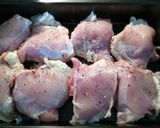 A picture of step 1 of Thai Mango Chicken.