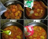 Foto langkah ke 3 dari resep Gulai Kacang Panjang Telur Tahu.