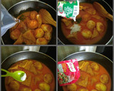 Foto langkah ke 3 dari resep Gulai Kacang Panjang Telur Tahu.