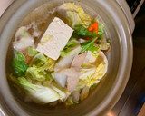 Foto del paso 1 de la receta: Sopa de tofu y camarones