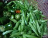 Foto langkah ke 1 dari resep Tumis buncis bakso cabe hijau.