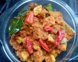 Foto langkah ke 8 dari resep Oseng krecek tahu pedas.