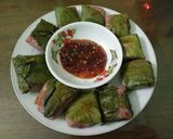 Hình bước làm 2 của món Nem Chua Nướng