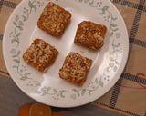 A picture of step 5 of Healthy Sukhdi maatar with methi gond and jaggery.