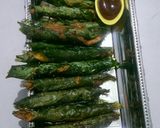 A picture of step 5 of Spinach cigars.