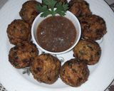 A picture of step 5 of Murmura pakora.
