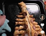Foto langkah ke 6 dari resep Christmas Tree Cheese Pastry.