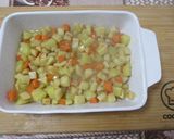 Baconba 🥓 tekert 🌀 nyúlgerinc 🐇 zöldségekkel 🥦🥕🍅 recept fázis 7 fotója