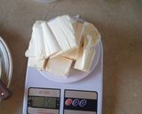 A picture of step 1 of Perfect puff pastry dough +patties.