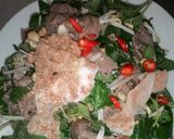 Hình bước làm 1 của món Gỏi bê