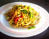 Foto del paso 6 de la receta: Spaghettis con vegetales al Wok