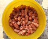 A picture of step 1 of Rajma/kidney bean masala.