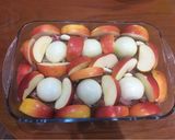 Pulykacombfilé hagymával és almával 🦃🍎 recept fázis 2 fotója