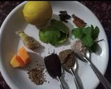 A picture of step 1 of Kahwa.