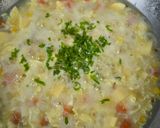Foto langkah ke 5 dari resep Egg Drop Corn Soup With Tofu.