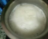A picture of step 2 of Rose and almond ice-cream.