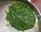 A picture of step 2 of Palak Paratha.